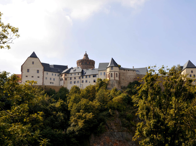 Gesamtansicht von Burg Mildenstein bei Leisnig, Sehenswürdigkeiten, Kultur, Museum, Familie