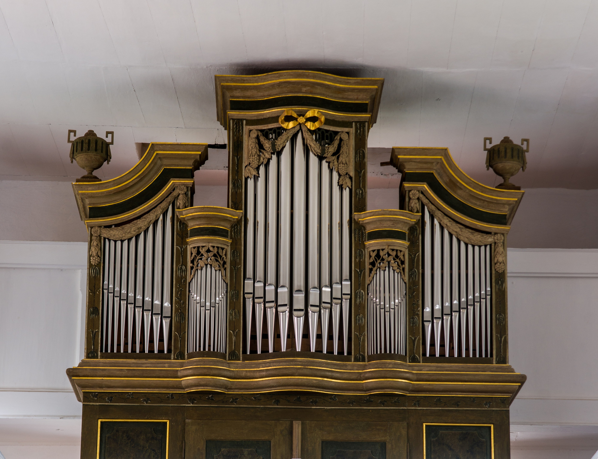 福音派路德教会的哈克管风琴。奥迪加斯特的圣马丁教堂