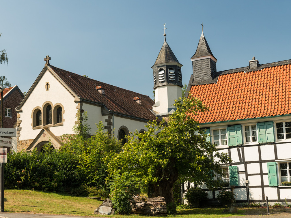 Cappella della cucina dell'abate St. Jakobus e cortile nell'Heiligenhaus