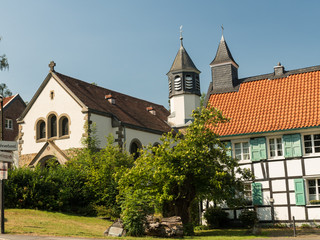 Chapelle de la cuisine de l'abbé St. Jakobus et cour de Heiligenhaus