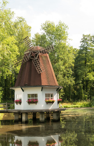 Heidberger Mühle w Ittertal niedaleko Haan