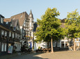 Church square of the upper town in Mettmann