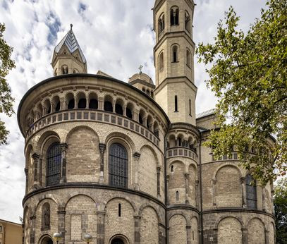 Romanesque Church St. Aposteln in Cologne