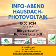 Info-Abend Hausdach-Photovoltaik