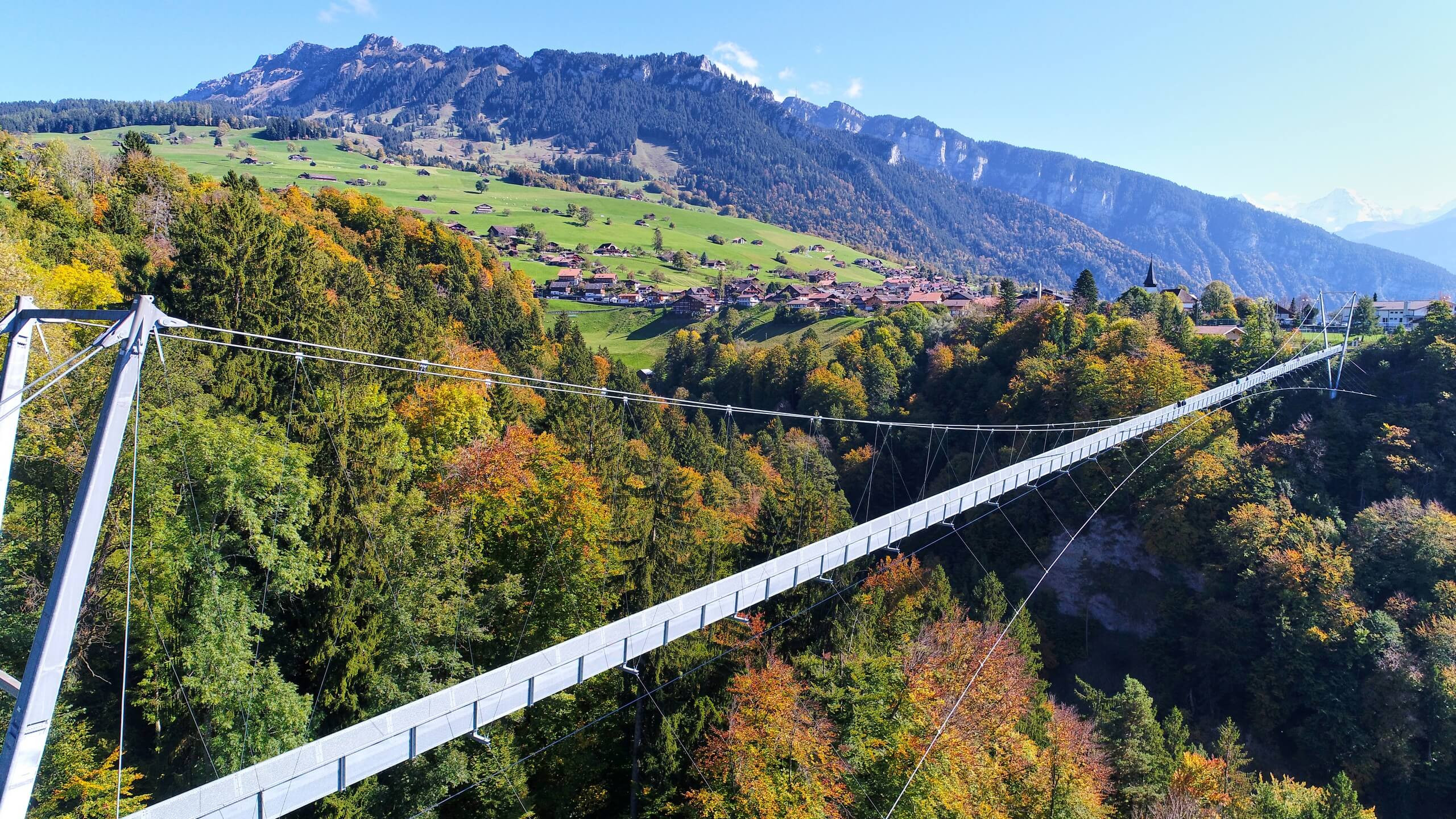 Panoramabrücke Sigriswil die Hängebrücke