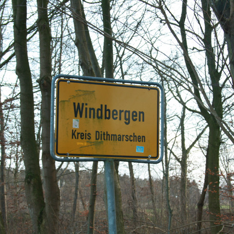 Radfahren in der Natur Windbergen Dithmarschen