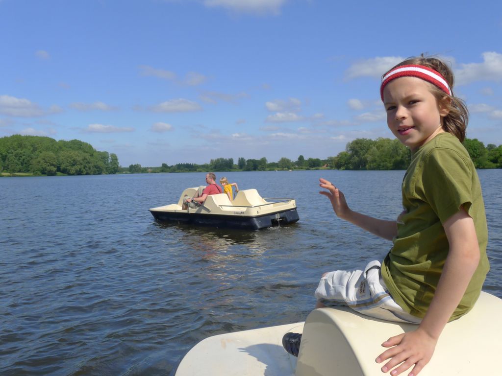Tretboot fahren auf dem Vörder See