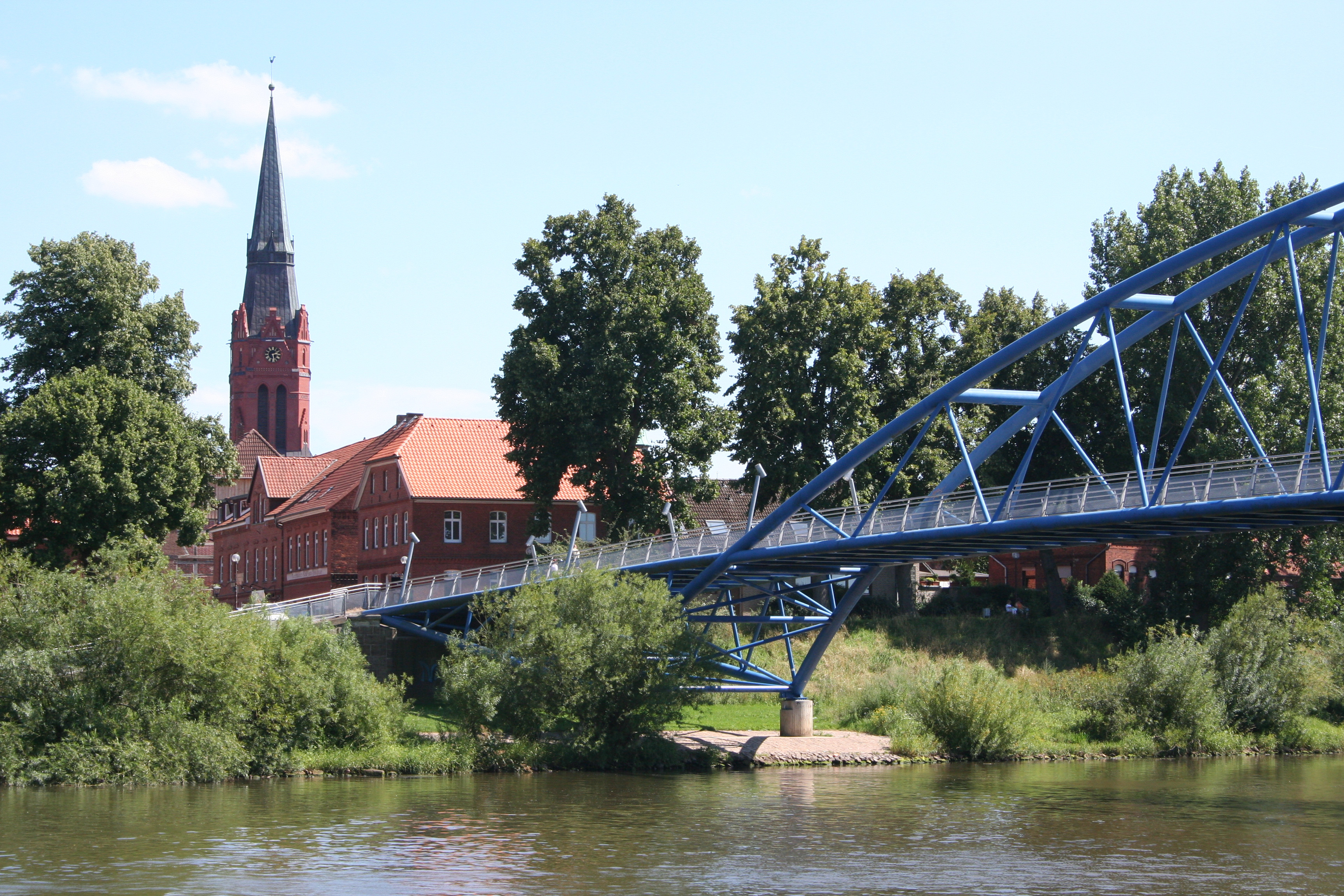 Die Weser in Nienburg