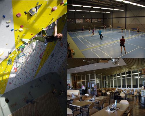 Badminton and climbing hall Tivoli Aachen