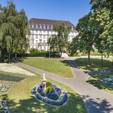 Parkhotel hof Aachen Kurpark view