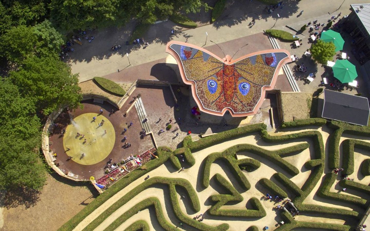 Point des trois frontières du labyrinthe