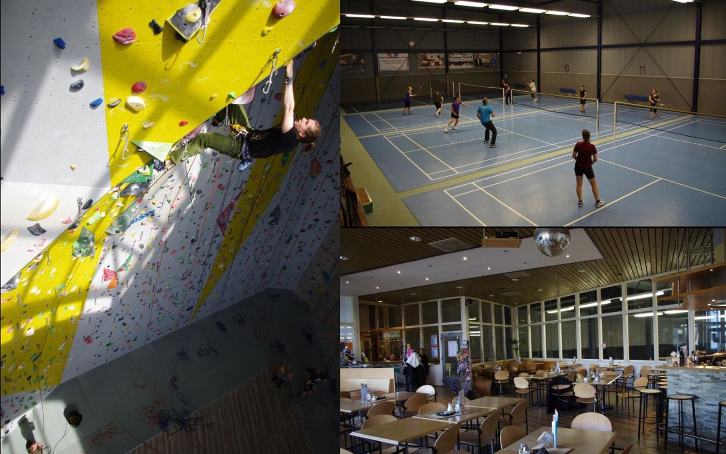 Badminton and climbing hall Tivoli Aachen