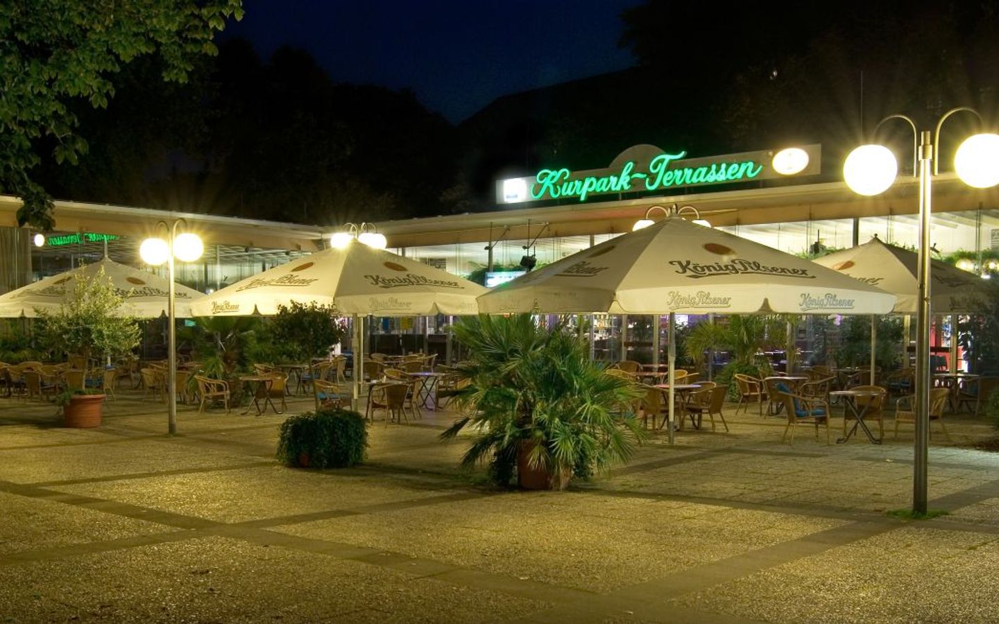 Terrasses du Café Intakt Kurpark