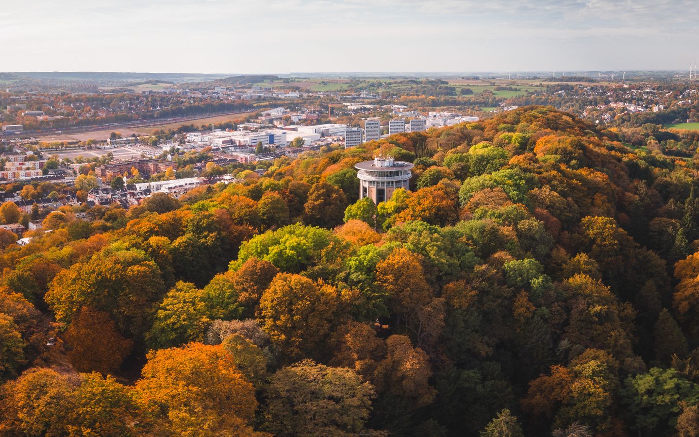 Lousberg Aix-la-Chapelle en automne