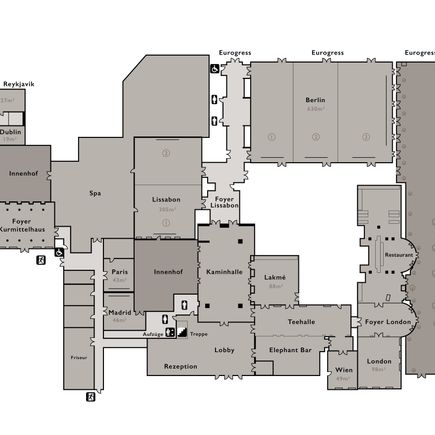 Parkhotel Quellenhof Aachen Lageplan A3