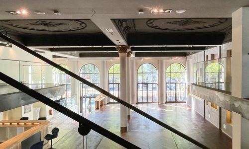 Ausblick auf den unteren Veranstaltungsraum