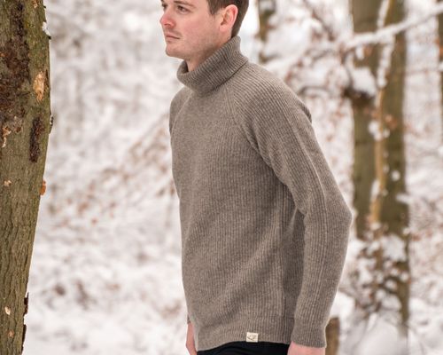 steppenstrolch 6 Rollkragenpullover aus Yakwolle