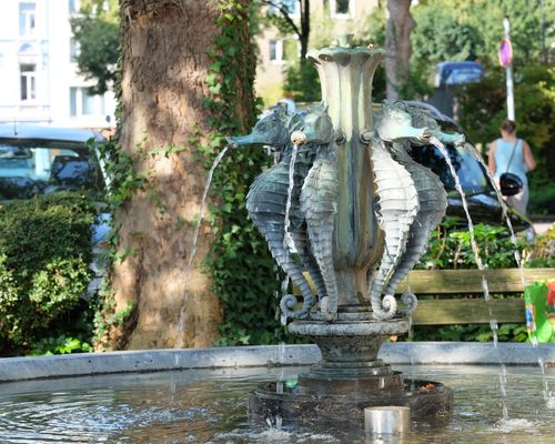 Burtscheid Seepferdchenbrunnen